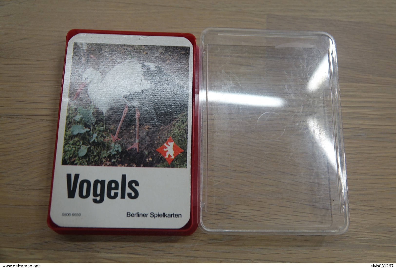 Speelkaarten - Kwartet, Vogels, Quartett 5806 6659, Berliner Spielkarten, *** - - Kartenspiele (traditionell)