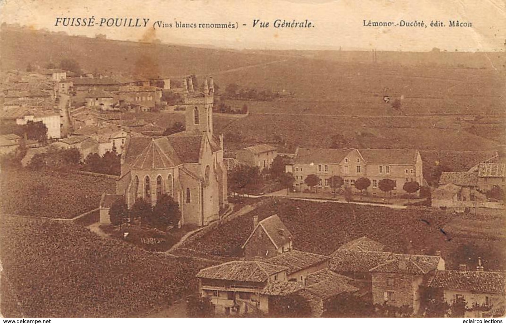 Fuissé Pouilly         71     Vue Générale      (voir Scan) - Autres & Non Classés