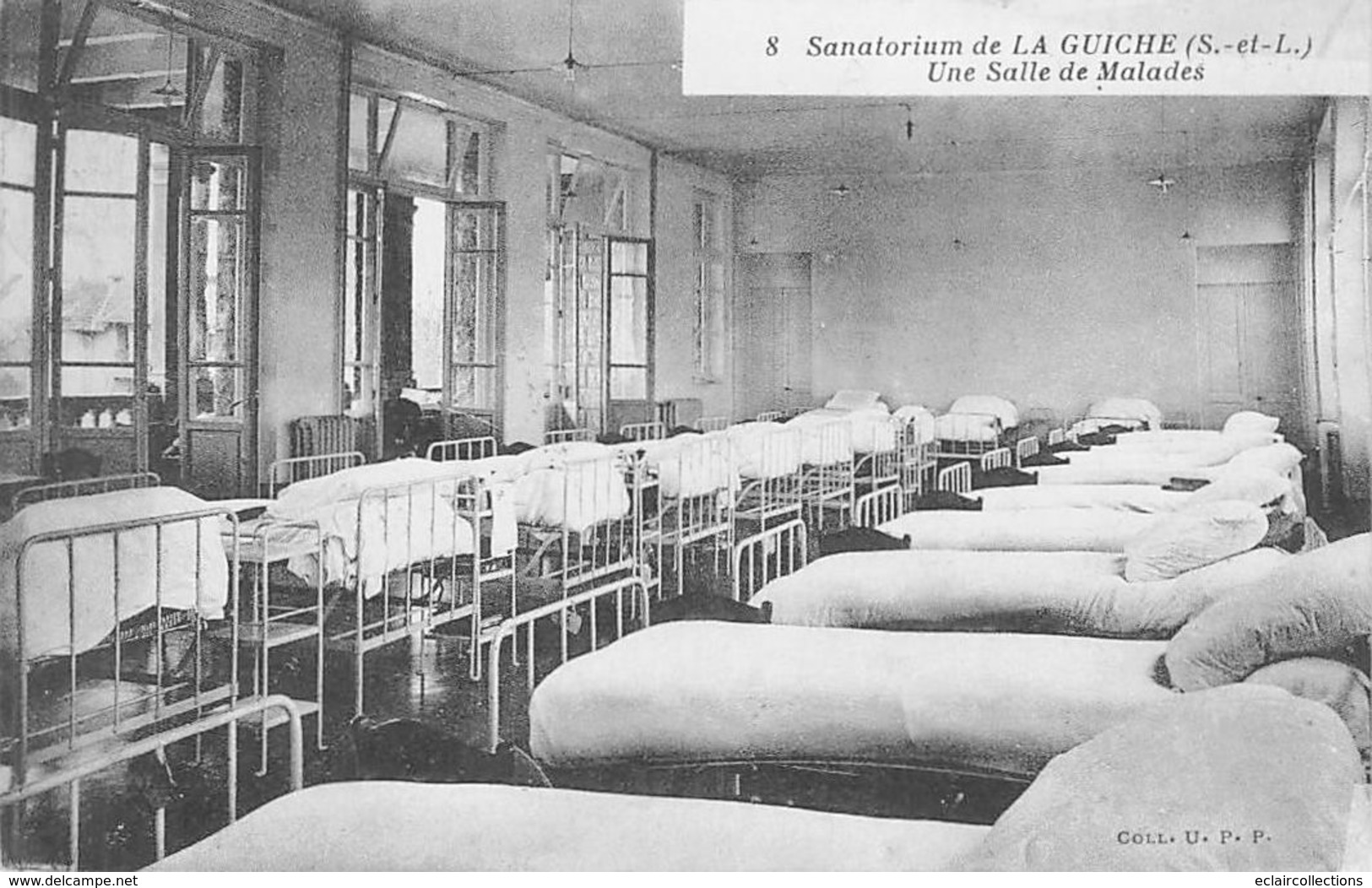 La Guiches         71      Sanatorium  Une Salle Des Malades      (voir Scan) - Autres & Non Classés