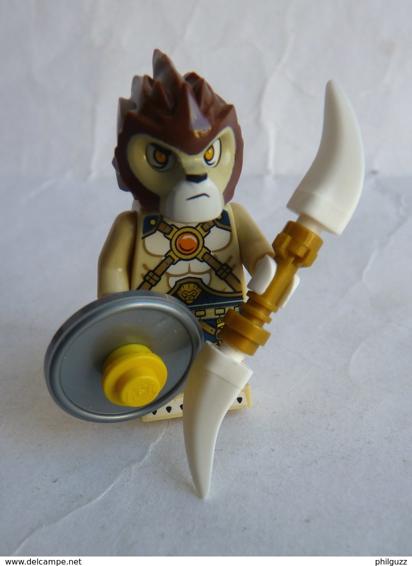 FIGURINE LEGO LEGEND OF CHIMA LION WARRIOR Loc 117 2015 Légo - Figuren