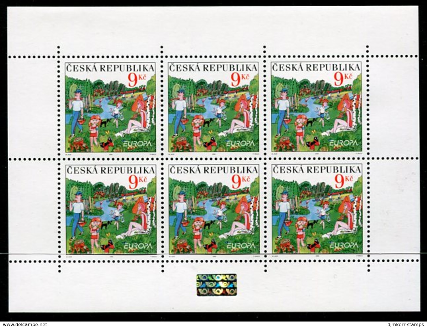 CZECH REPUBLIC 2004 Europa: Holidays Sheetlet MNH / **.  Michel 395 Kb - Blocchi & Foglietti