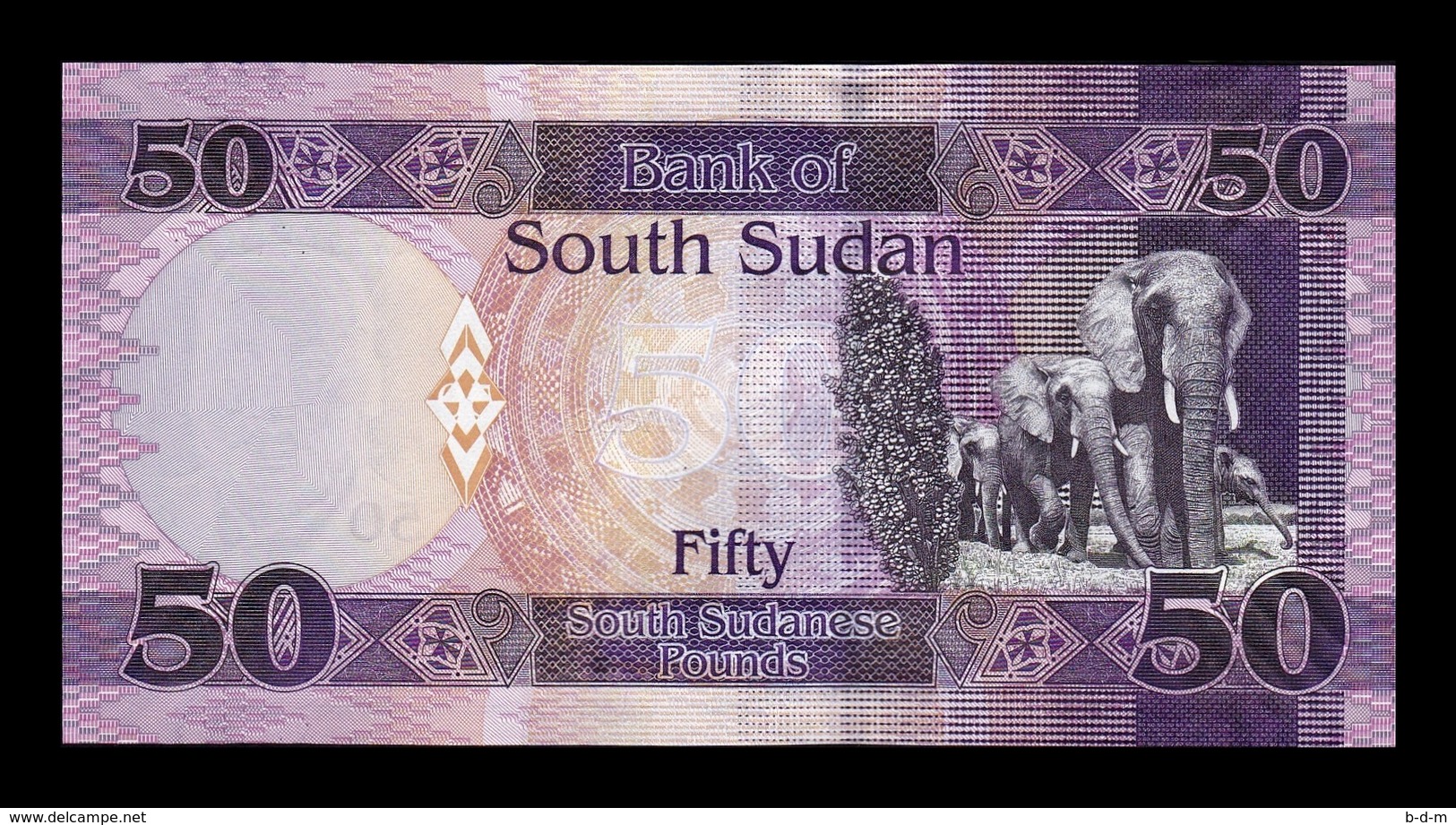 South Sudan Del Sur 50 Pounds 2017 Pick 14c SC UNC - Sudán Del Sur