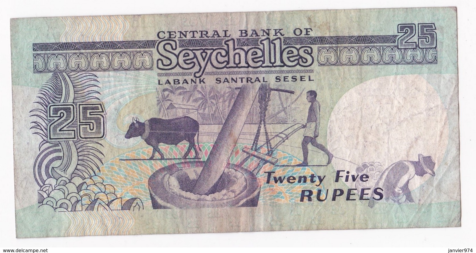 Seychelles, 25 Rupees 1989, N° A031274 - Seychelles