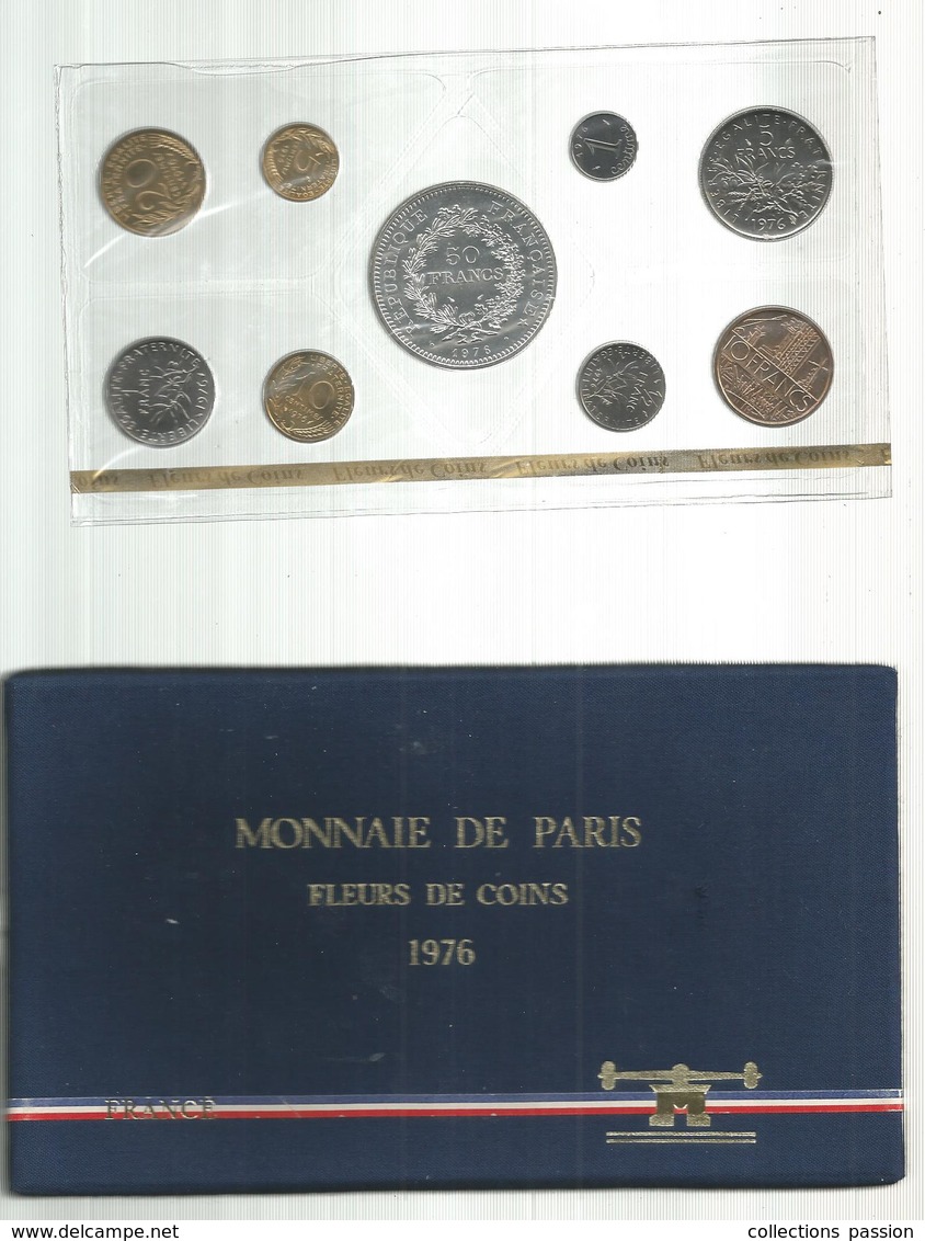 Monnaie, France ,Monnaie De Paris ,fleurs De Coins , 1976 , Frais Fr En Suivi 5.95 E - Autres & Non Classés