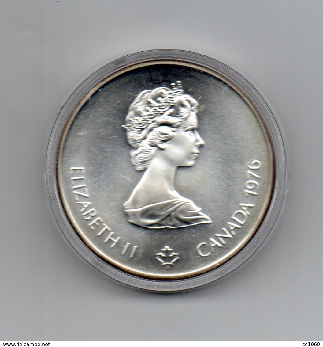 Canada - 1976 - 5 Dollari - XXI^ Olimpiadi Di Montreal Del 1976- Argento 925 - Peso 24,3 Grammi - In Capsula - (MW2685) - Canada