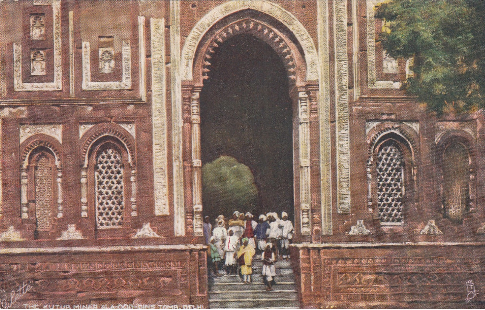 DELHI, India, 1900-1910's; The Kutub Minar, Ala-ood-din's Tomb, TUCK # 7235 - India