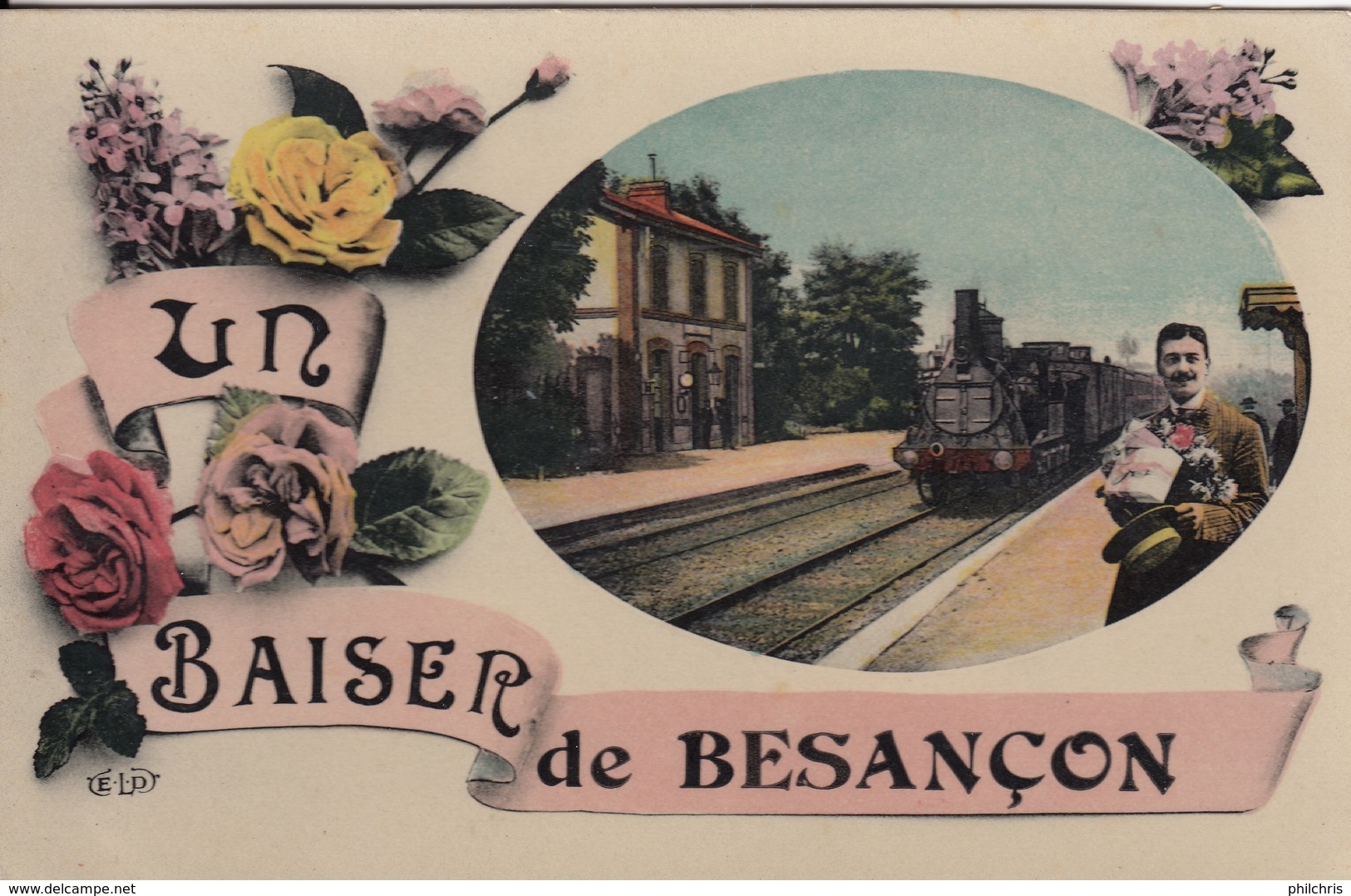 Un Baiser De Besançon Gare Train - Besancon