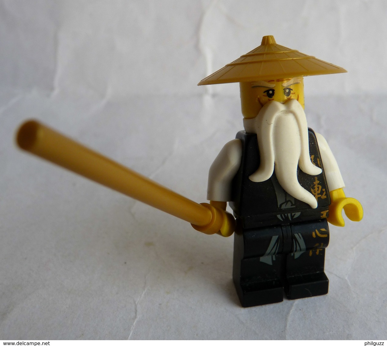 FIGURINE LEGO NINJAGO - SENSEI WU BLACK OUTFIT 2011 Légo - Figurines