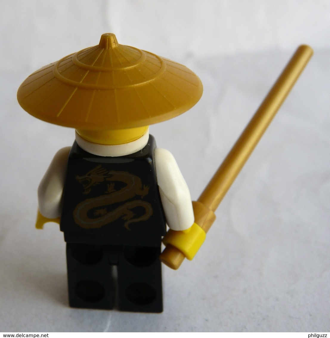 FIGURINE LEGO NINJAGO - SENSEI WU BLACK OUTFIT 2011 Légo - Figurines