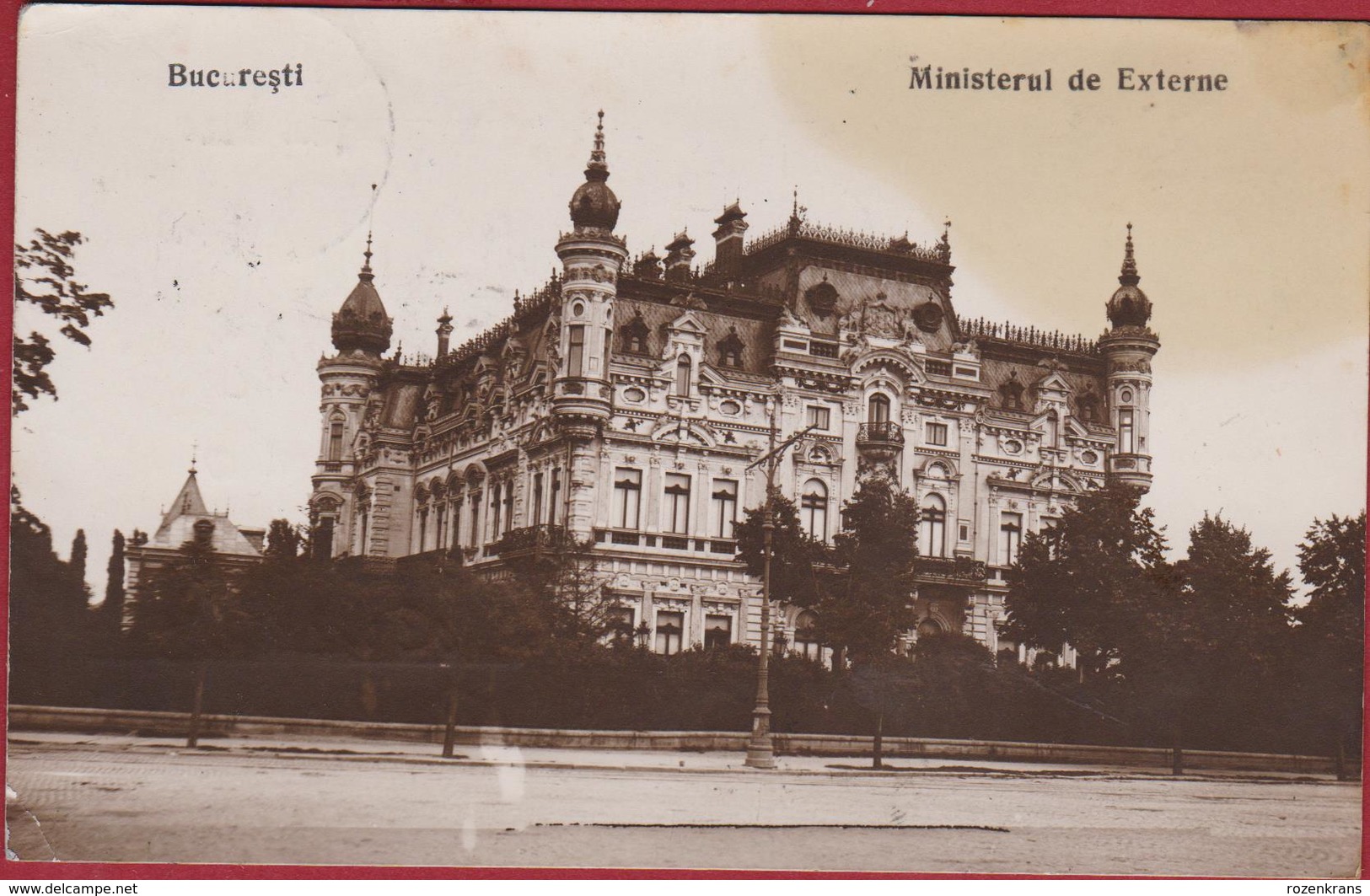 Roemenie Romania Roumanie Rumänien Bucuresti Ministerul De Externe Bucharest Bucarest CPA Old Postcard - Romania