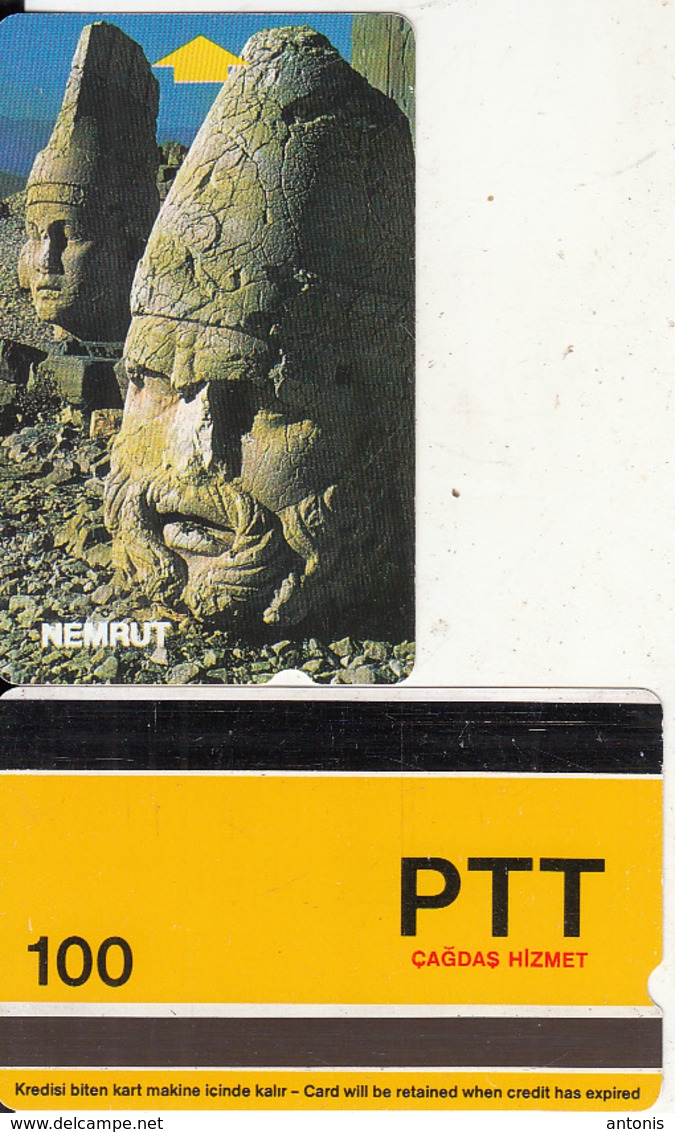 TURKEY - Nemrut Ruins(PTT-100 Units), Used - Turquie