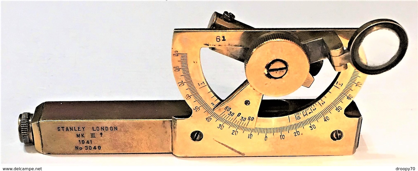 Clinometer Stanley MK III 1941 - Optique