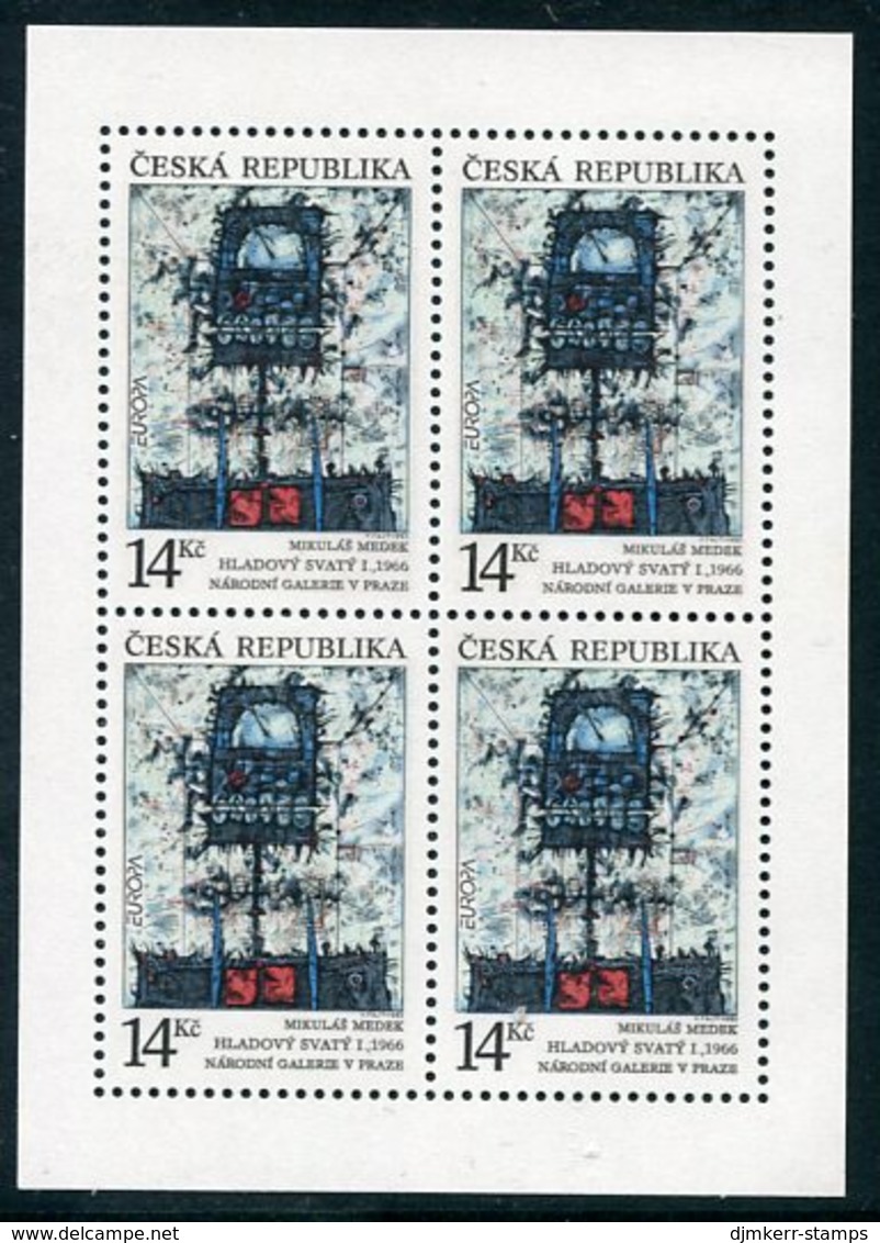 CZECH REPUBLIC 1993 Europa: Contemporary Art Sheetlet MNH / ** .  Michel 5 Kb - Hojas Bloque