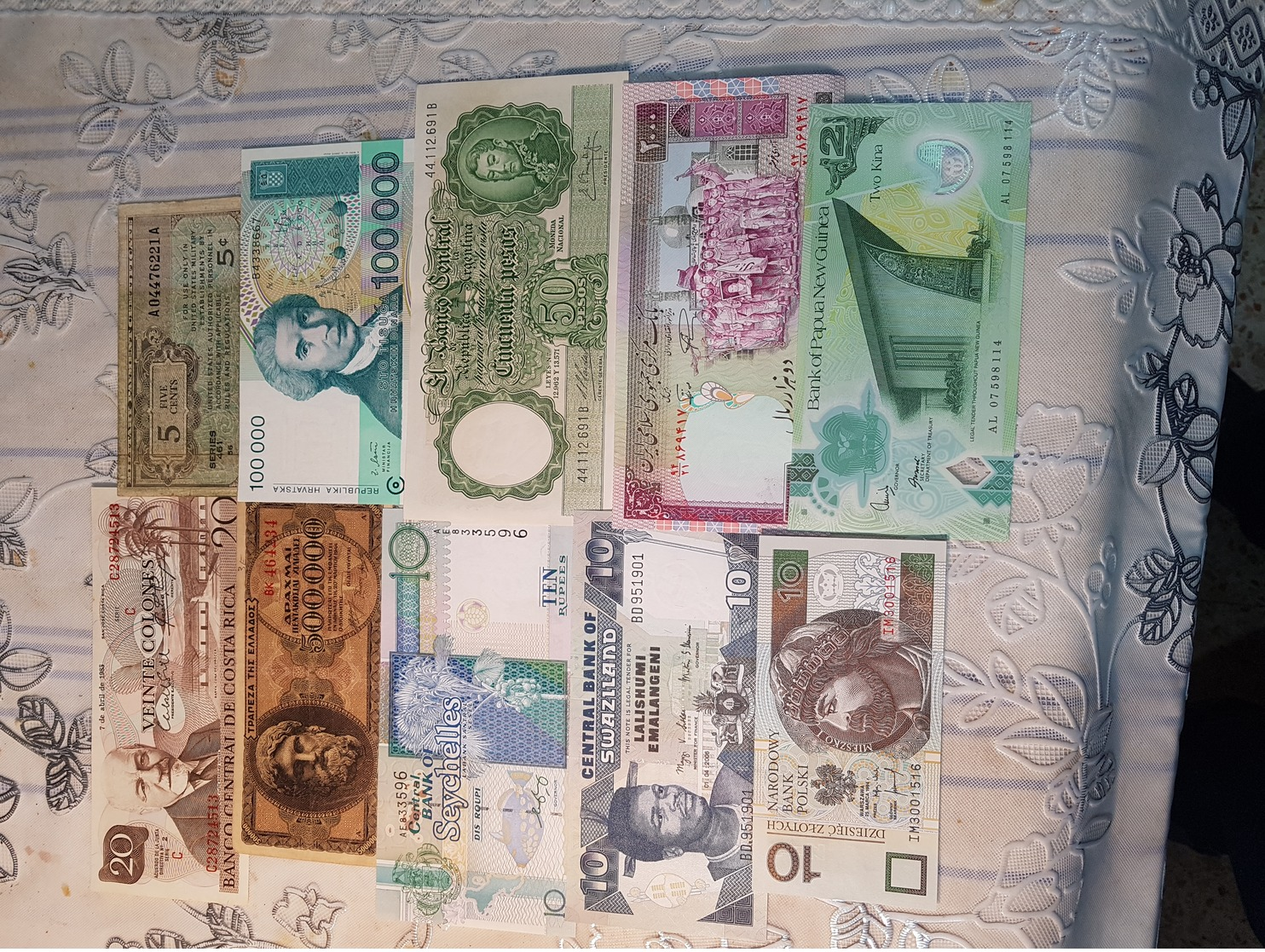 COLLECTION DE 10 BANKNOTES UNC..... - Other & Unclassified