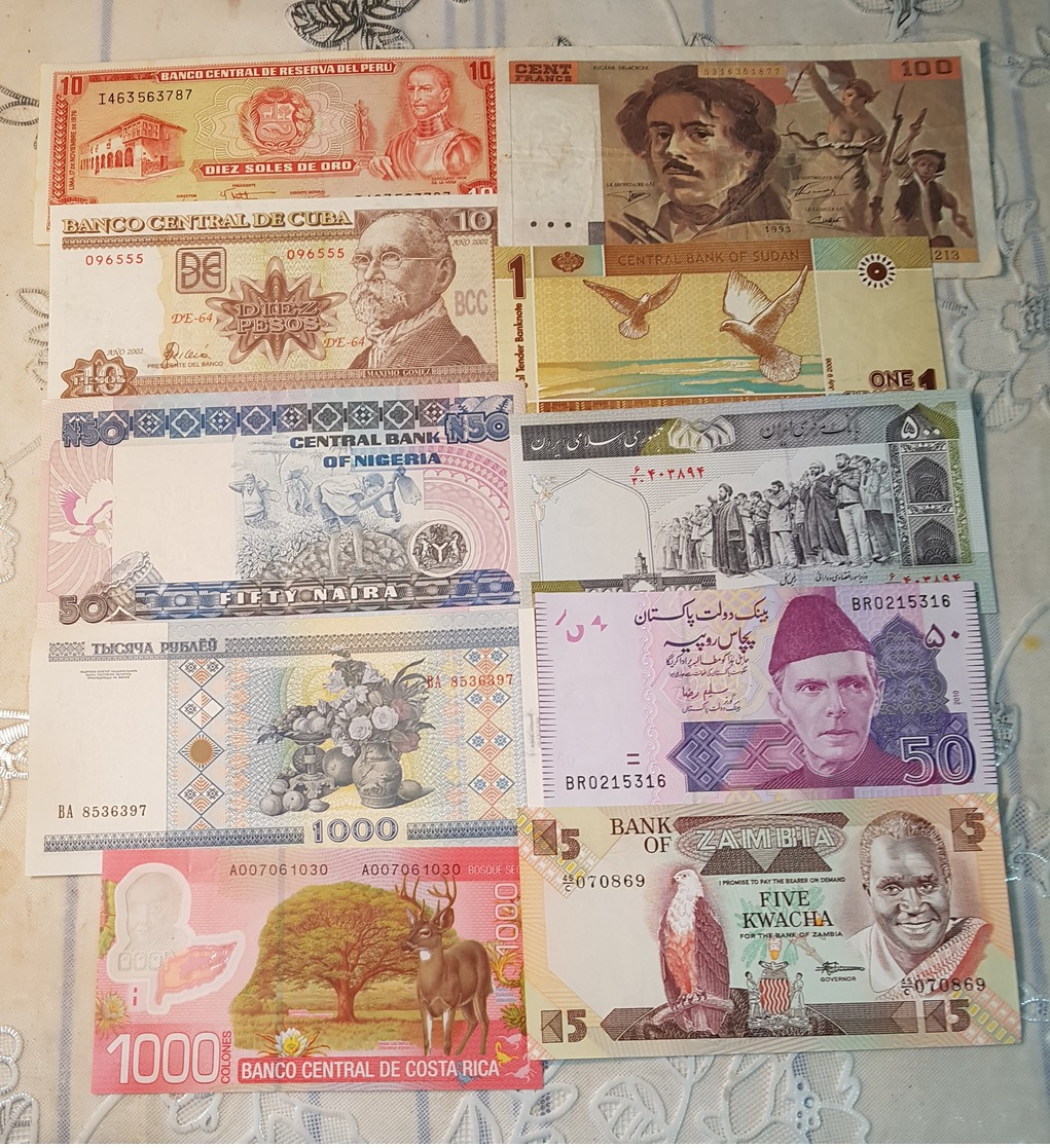 10 BANKNOTES PRECIO DE OFERTA - Autres & Non Classés