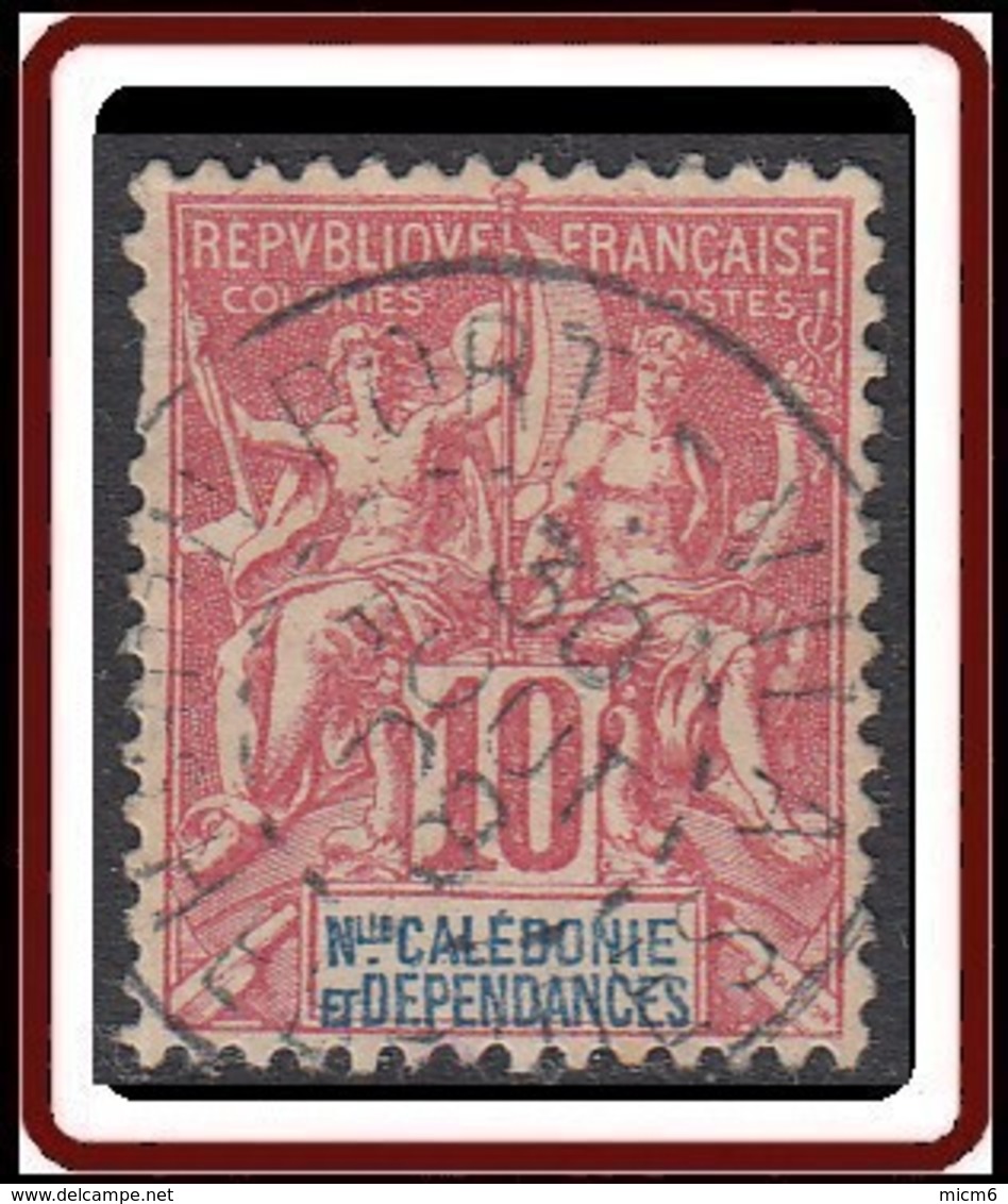 Nouvelle Calédonie 1892-1902 - Port-Vila / Nouvelles Hébrides Sur N° 60 (YT) N° 54 (AM). Oblitération De 1908. - Oblitérés