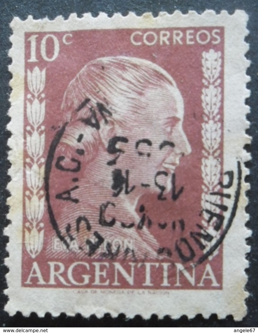 Argentine N°519 EVA PERON Oblitéré - Famous Ladies