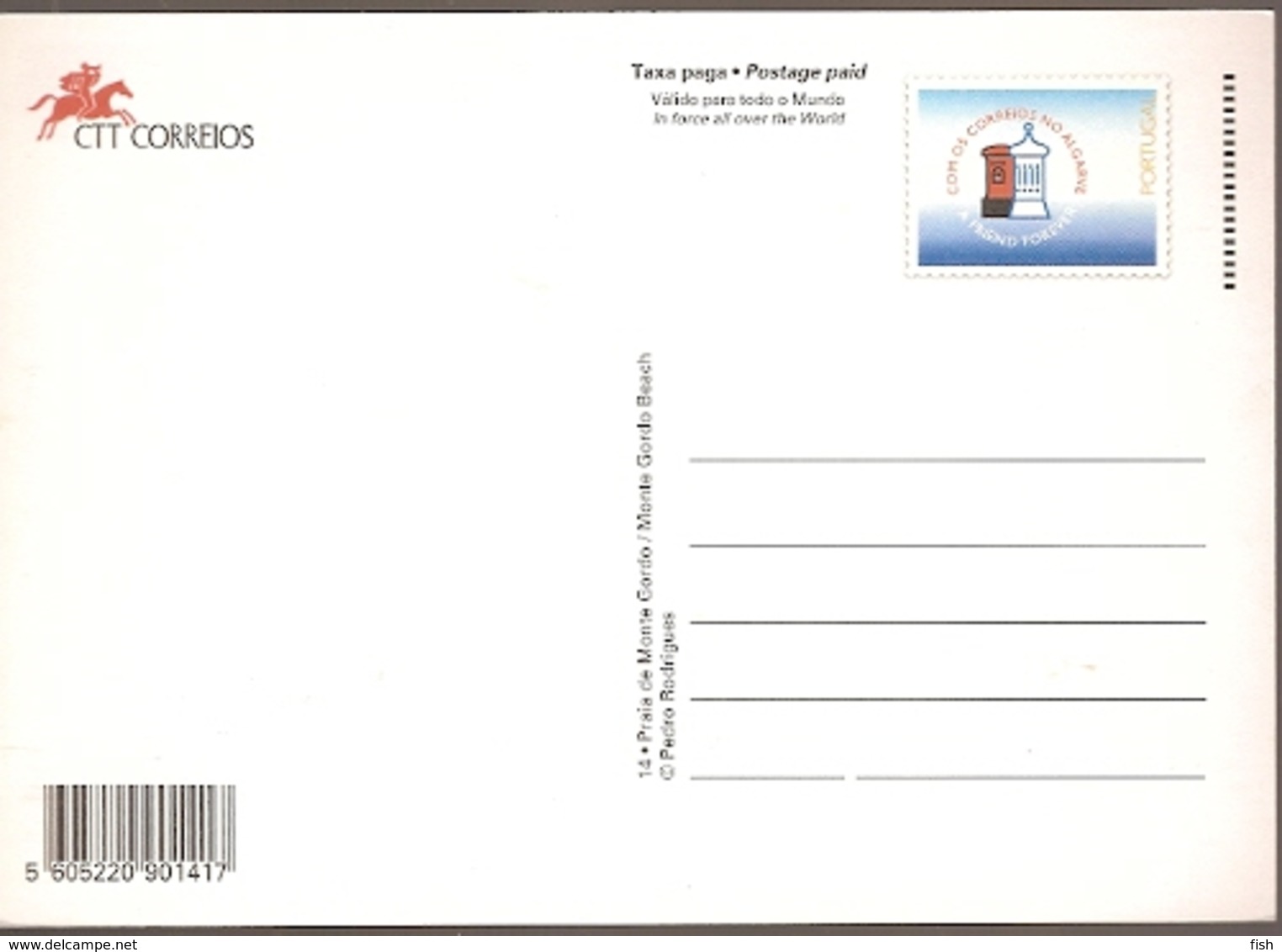 Portugal ** & Postal Stationery, Algarve, Montegordo Beach 1998 (14) - Interi Postali