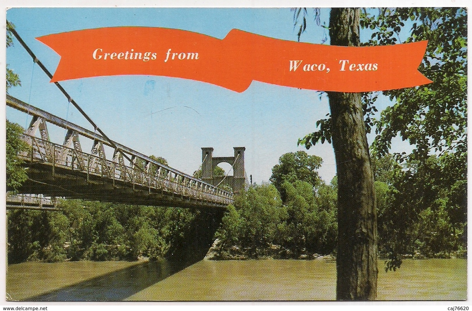 Waco , Texas ,"old Suspension Bridge" - Waco