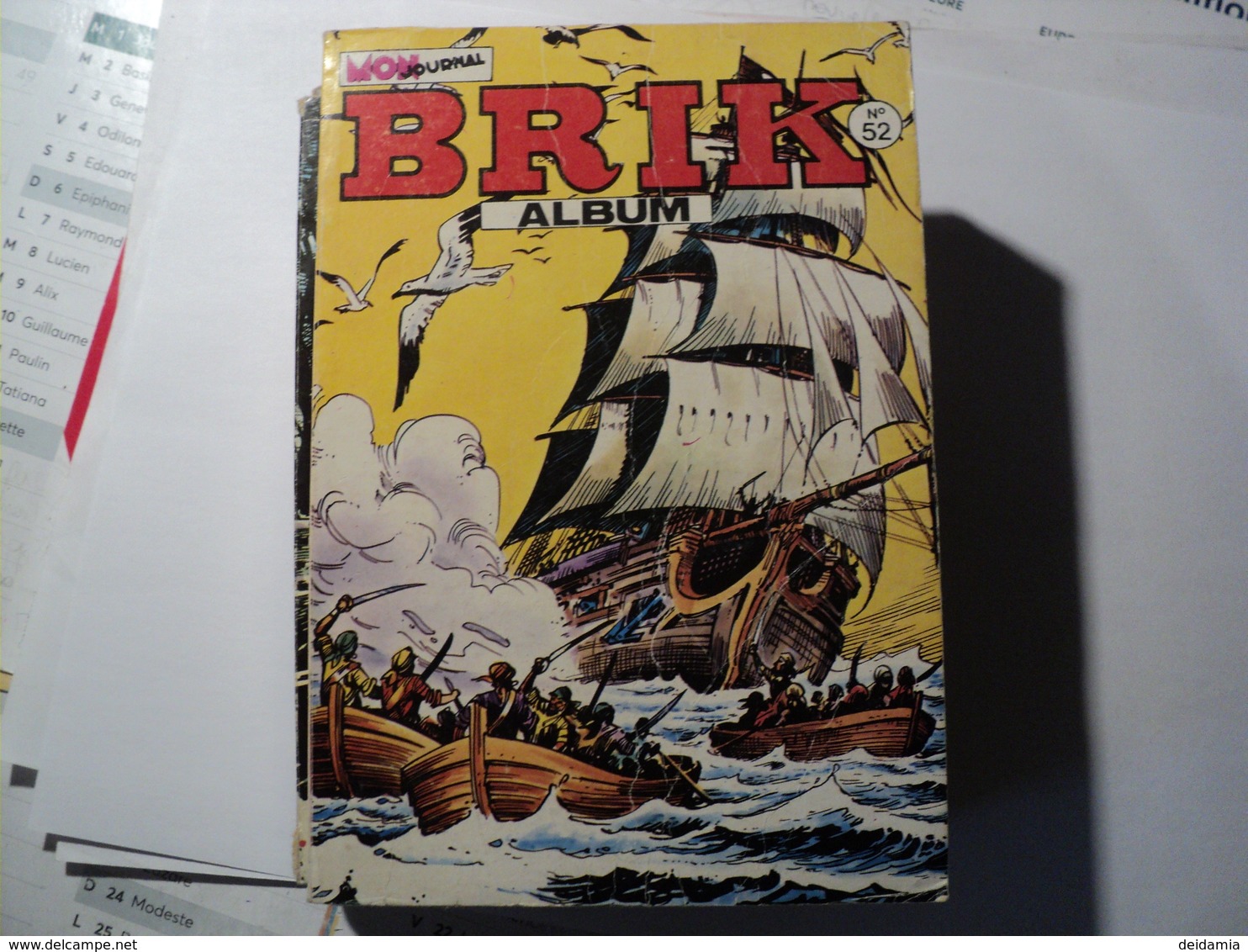 BRIK ALBUM N°52 DE 1981. AVENTURES ET VOYAGES REGROUPE DU 191 AU 193. - Mon Journal