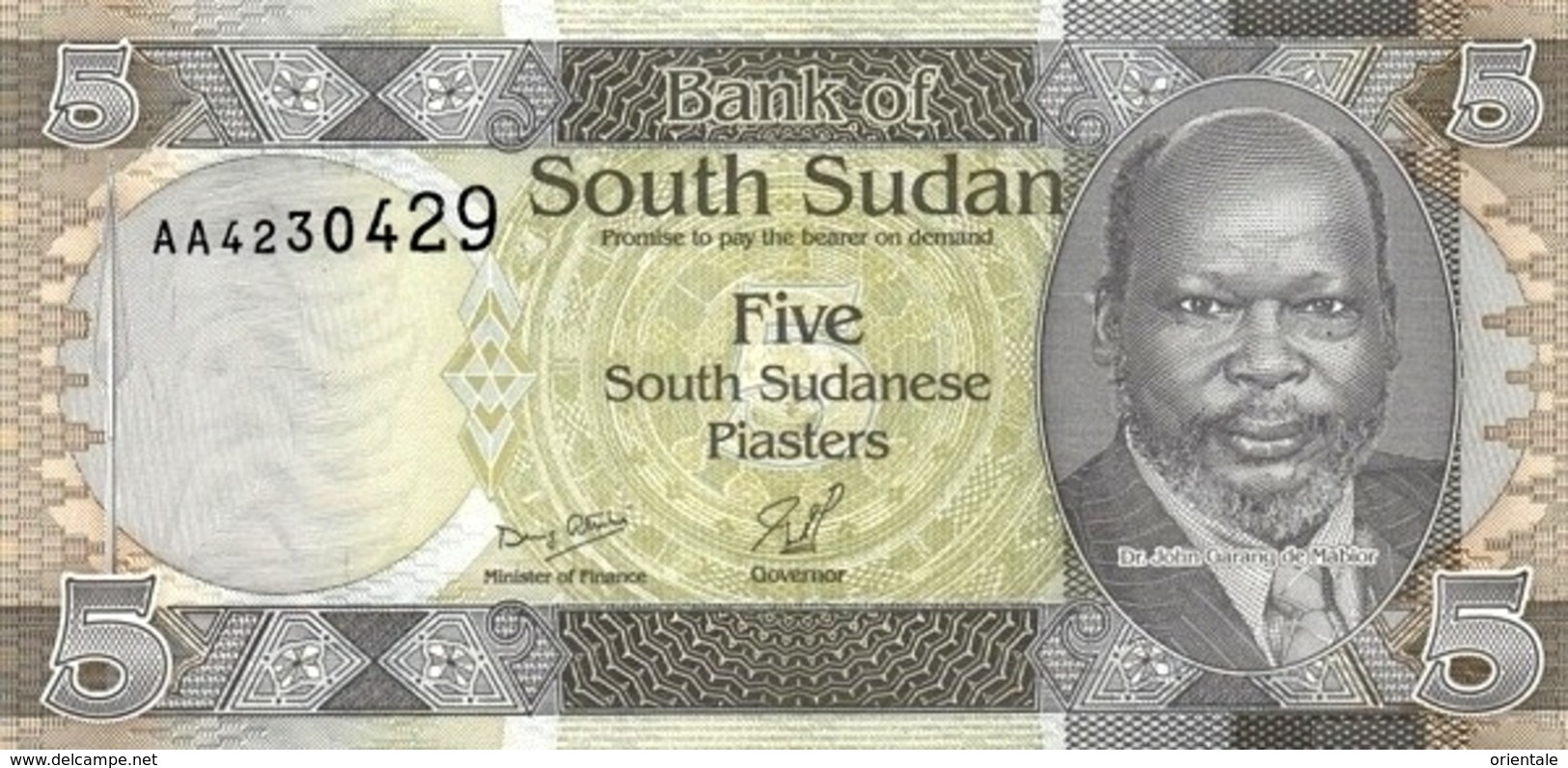 SOUTH SUDAN P.  1/3 SET 2011 UNC (3 Billets) - Sudán Del Sur