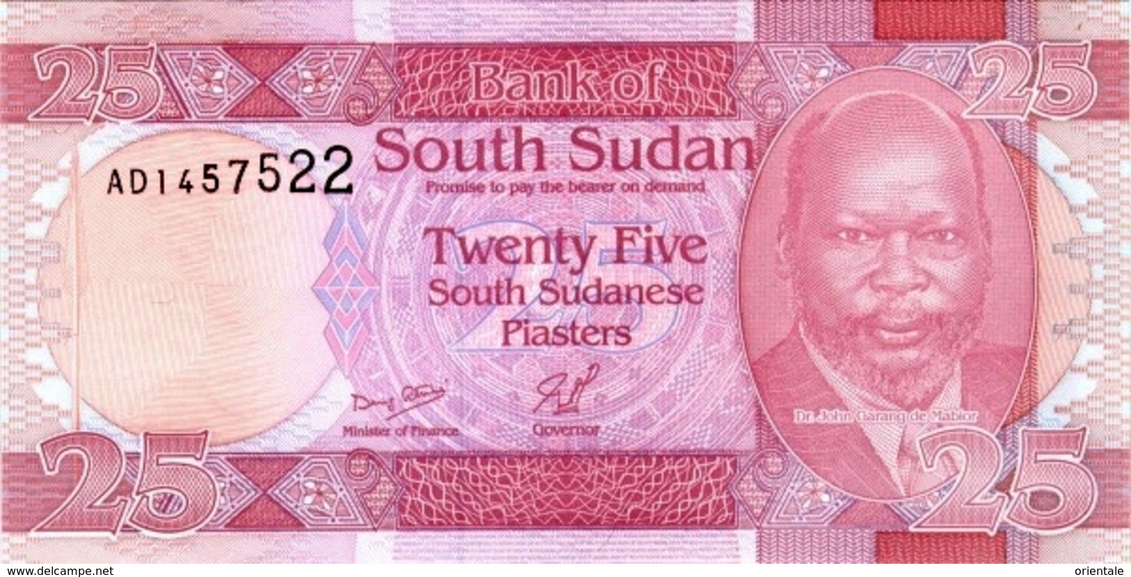 SOUTH SUDAN P.  1/3 SET 2011 UNC (3 Billets) - Sudán Del Sur