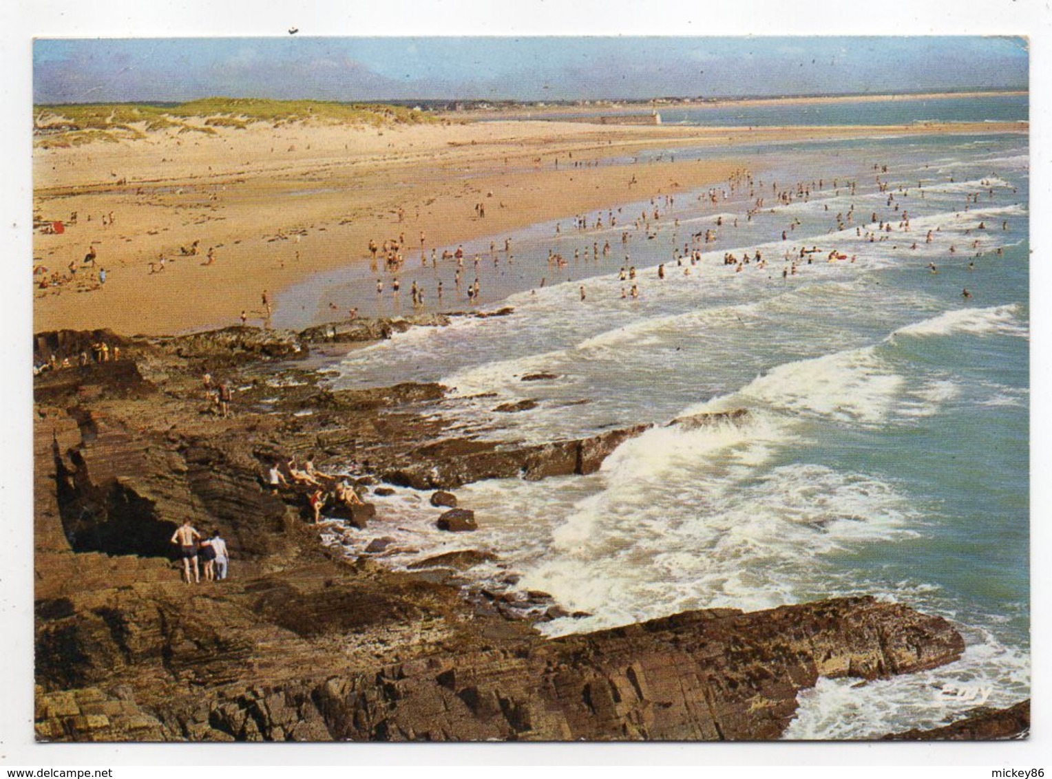 CARTERET --1973--La Plage à L'heure Du Bain....à Saisir - Carteret