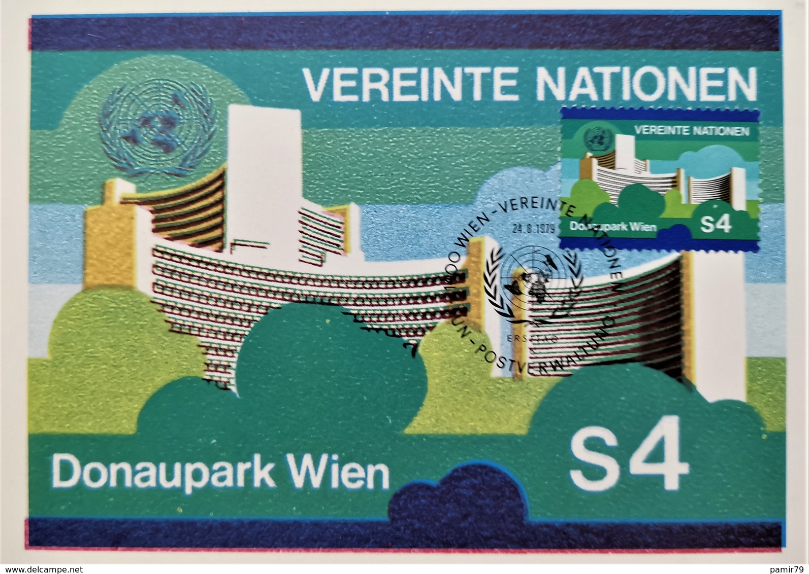 1979 UNO Vereinte Nationen Maximumkarte - Cartes-maximum