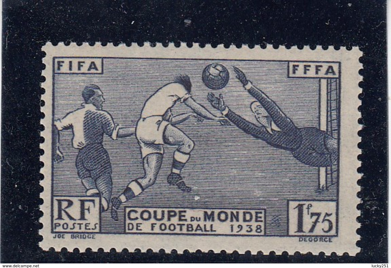 France - 1938 - N° YT 396** - 3è Coupe Mondiale De Football à Paris - Ungebraucht