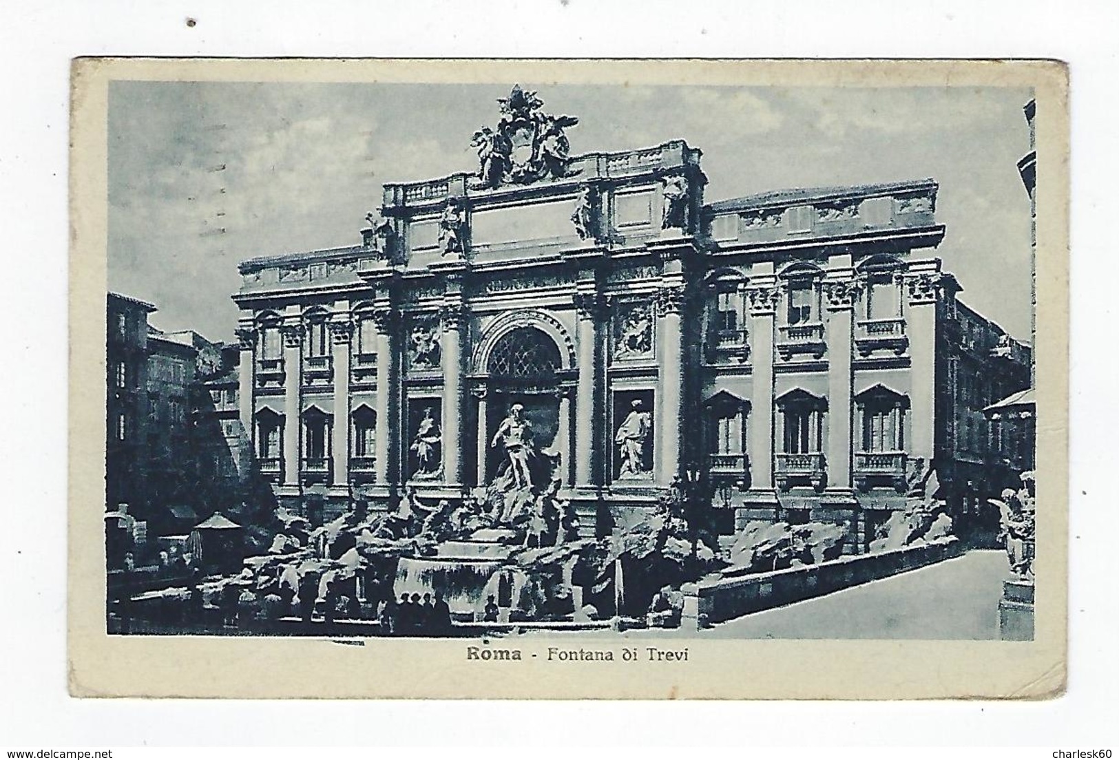 CPA - Carte Photo - Italie - Roma - Fontana Di Trevi - Fontana Di Trevi