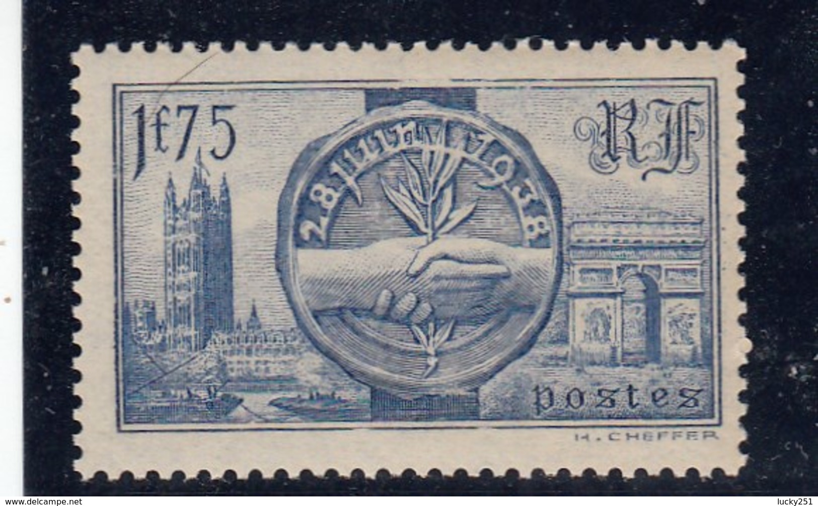 France - 1938 - N° YT 400** - Visite Des Souverains Britanniques - Nuovi