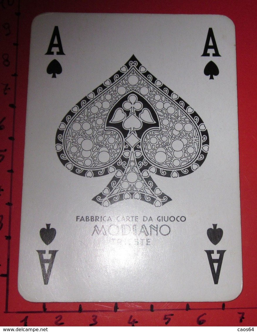 ASSO DI PICCHE MODIANO GADGET RISTORA CARTA DA GIOCO - Kartenspiele (traditionell)