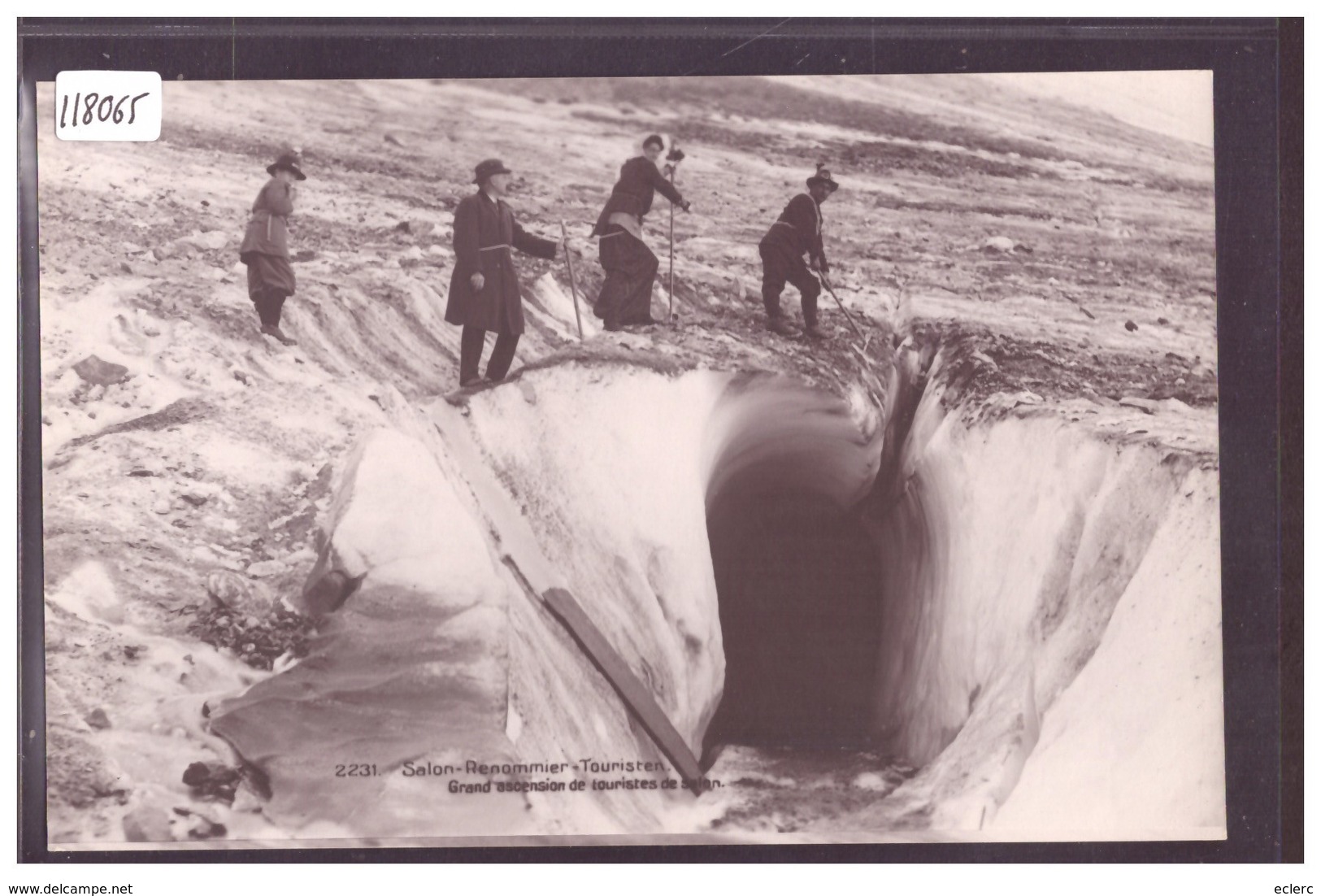 ALPINISME SUR UN GLACIER - TB - Andere & Zonder Classificatie