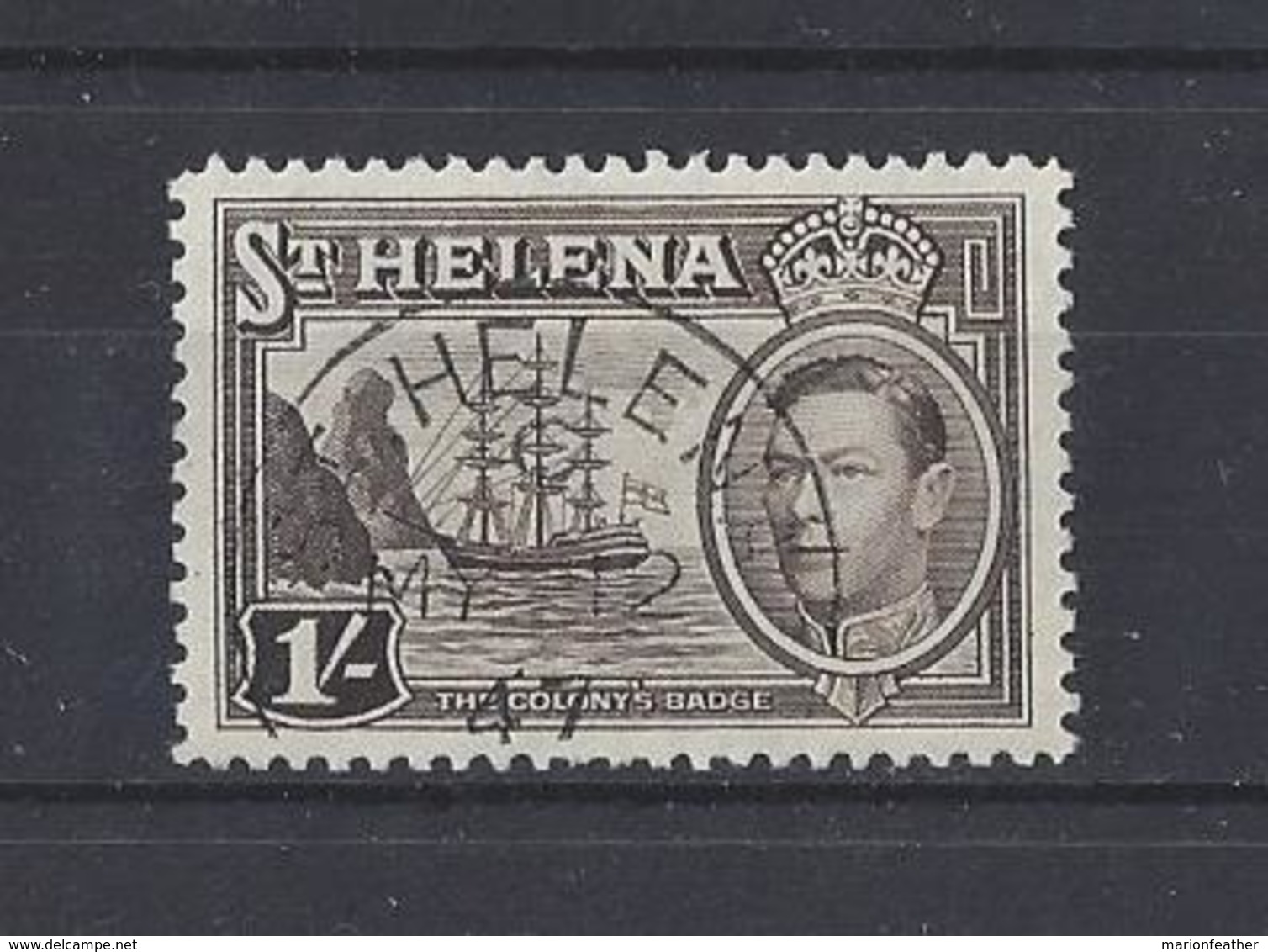 St..HELENA.....KING GEORGE VI.(1936-52)....1/-.......SG137....GOOD CDS......VFU... - Sainte-Hélène