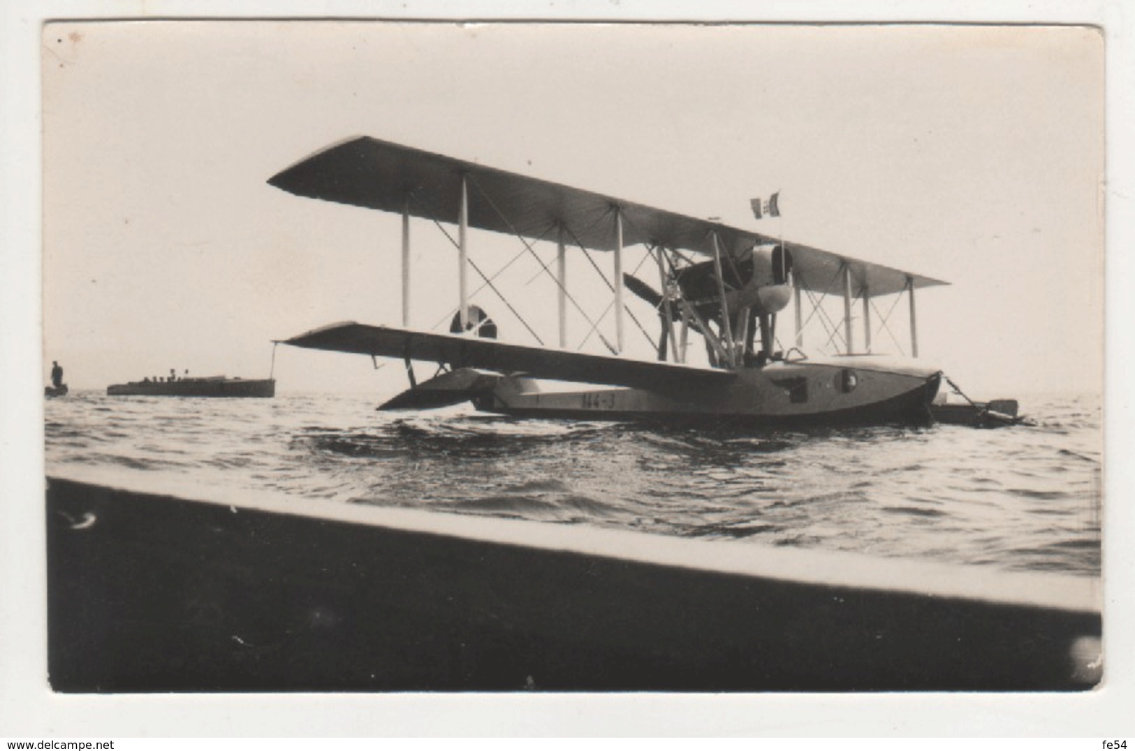 ° AVIATION ° AVION ° HYDRAVION SAVOIA - MARCHETTI S59 ° CIVIL ITALIEN ° BERRE 1930 ° PHOTO ° - 1919-1938