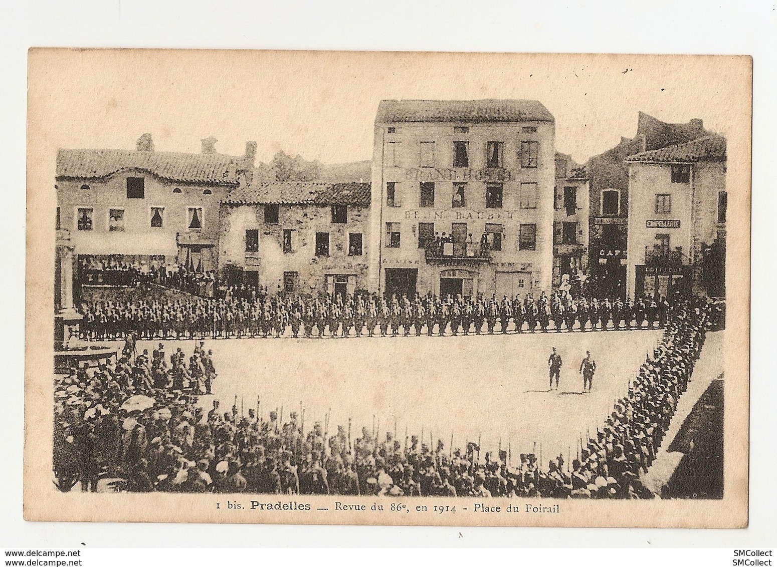 43 Pradelles, Revue Du 86e En 1914, Place Du Foirail (2138) - Sonstige & Ohne Zuordnung