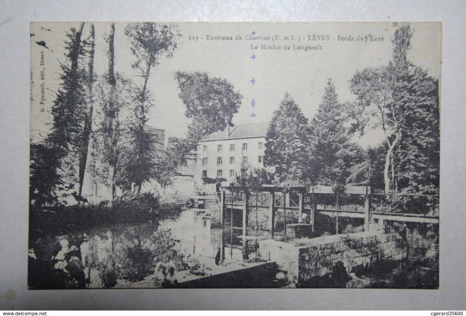 28  Environs De Chartres - Lèves  - Bords De L'Eure  - Le Moulin De Longsault - Lèves