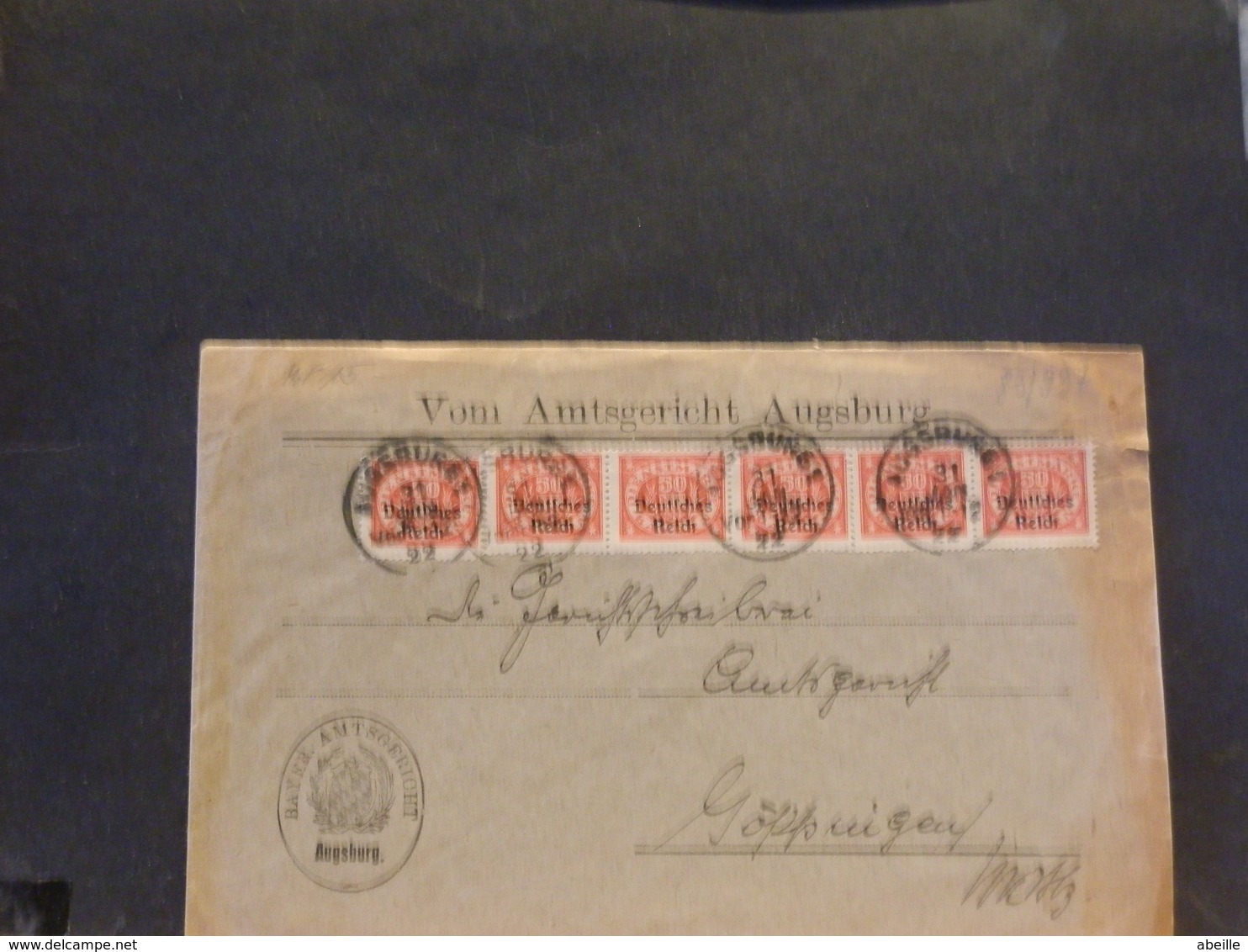 83/997 LETTRE ALLEMAGNE  1922 - Lettres & Documents