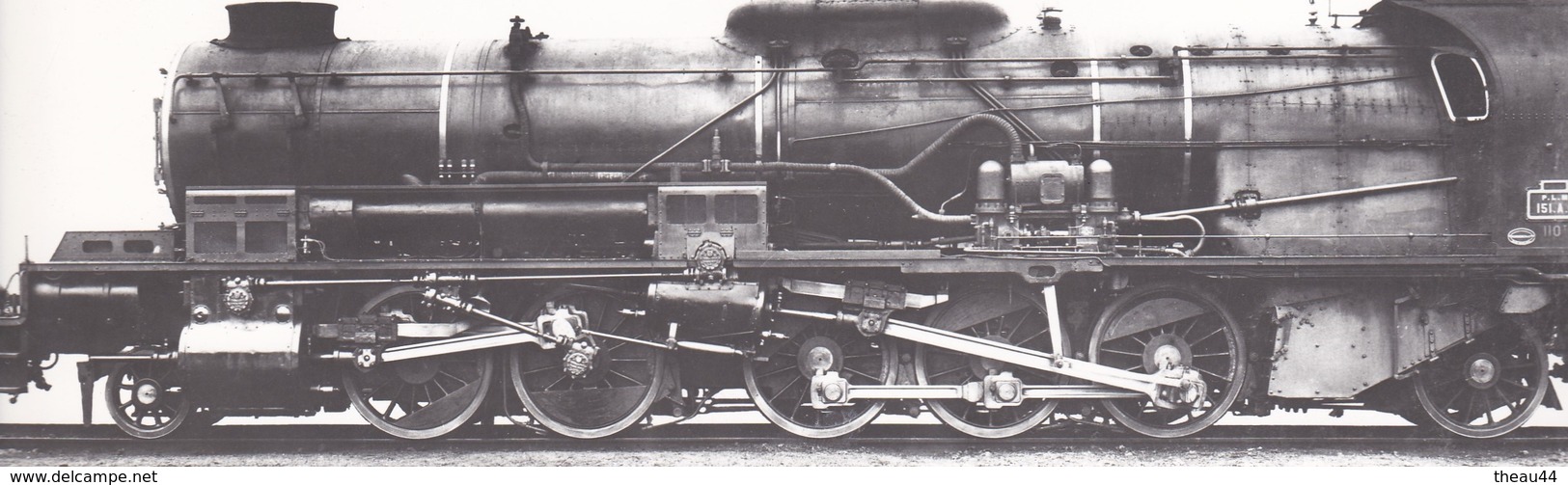 ¤¤  -  Cliché D'une Locomotive Du P.L.M. N° 151.A.1   -  Voir Description   -   ¤¤ - Materiale