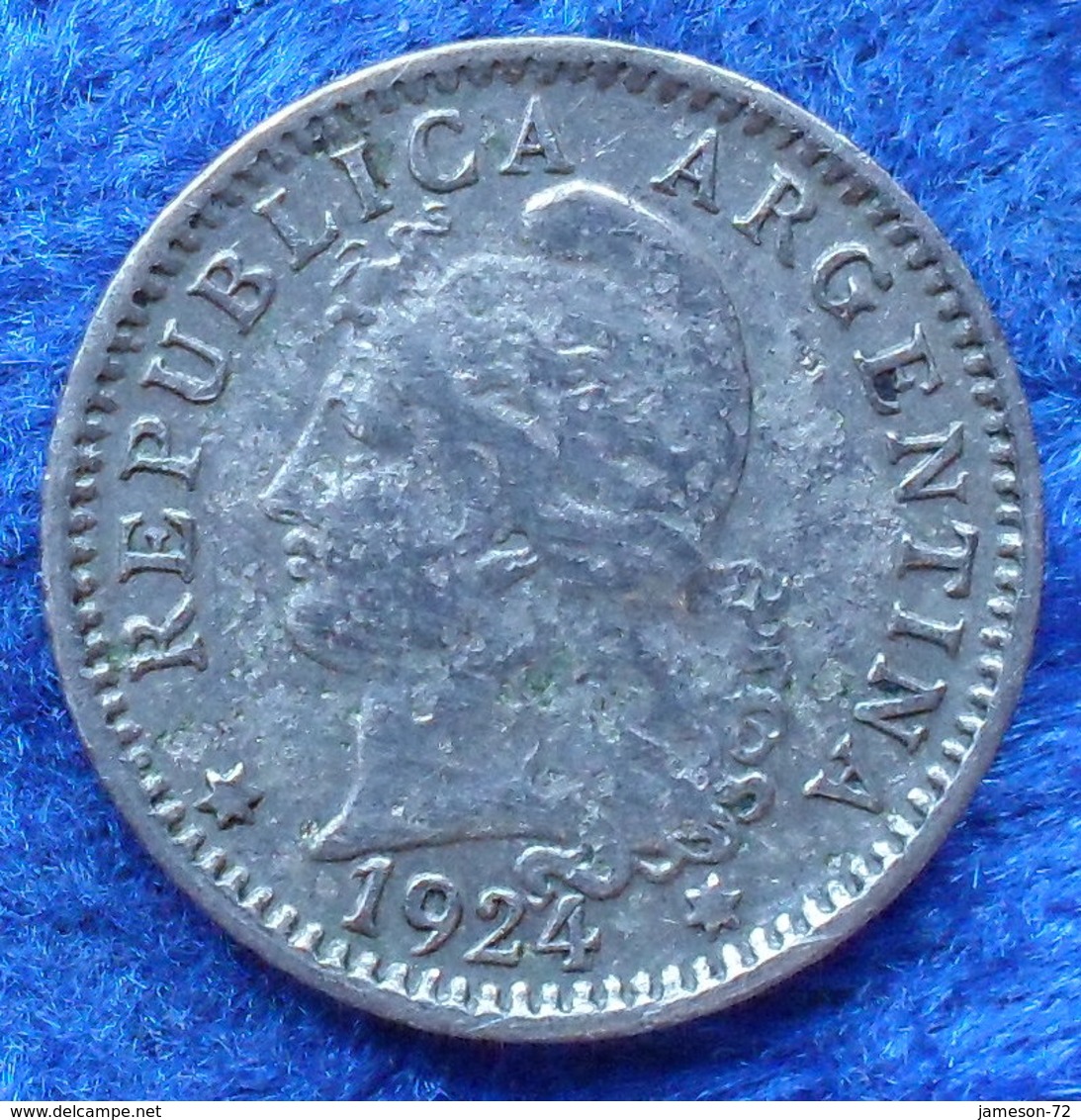 ARGENTINA - 5 Centavos 1924 KM# 34 America - Edelweiss Coins - Argentinië