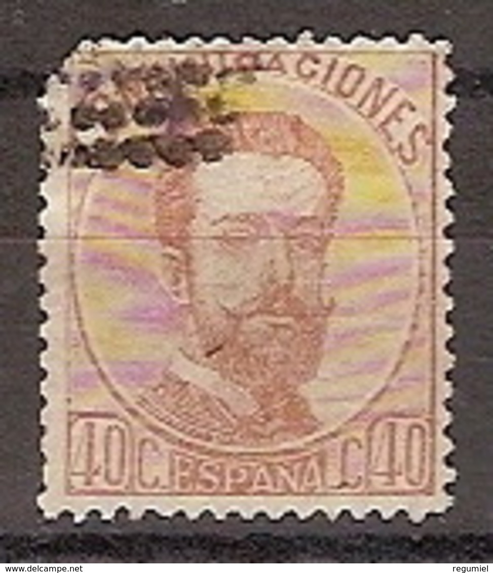 España U 0125 (o) Amadeo. 1872. Foto Exacta - Usados