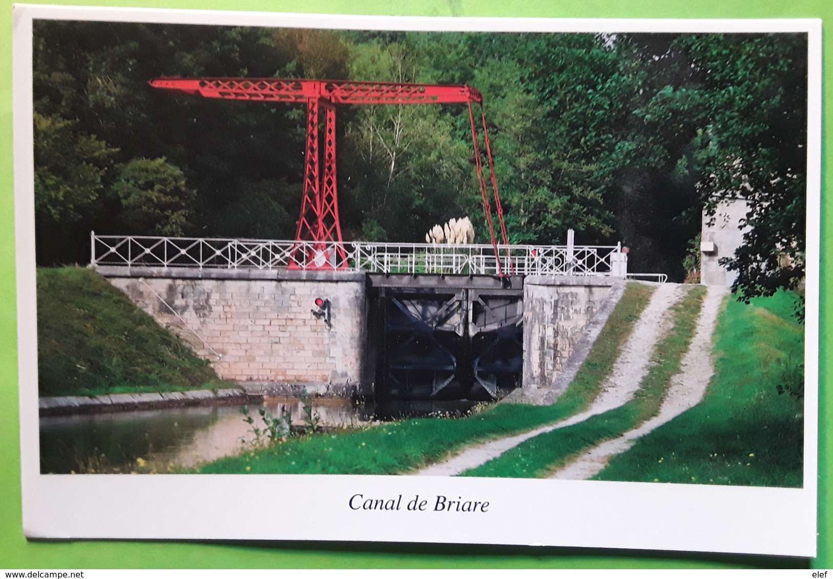 Canal De BRIARE , Loiret, Pont Levis De Moulin Neuf , Ecluse, 2019, TB - Briare