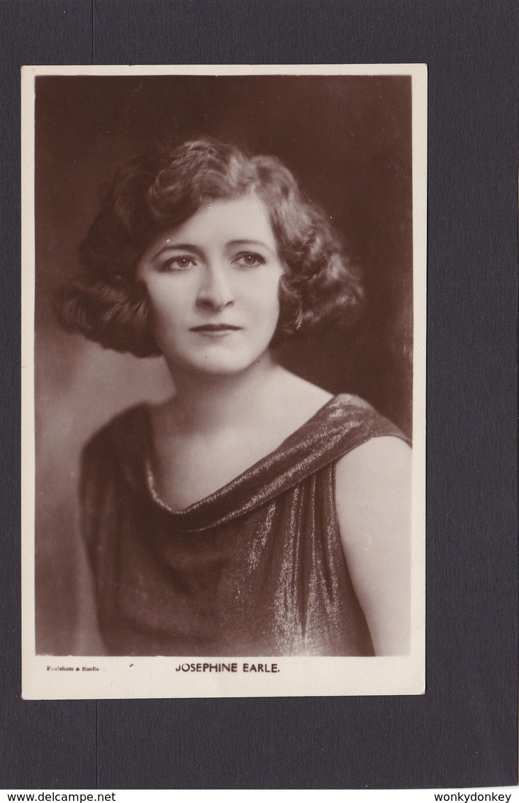 Josephine Earle.    Actress.   Picturegoer  Series.    (72)     RPPC. - Acteurs