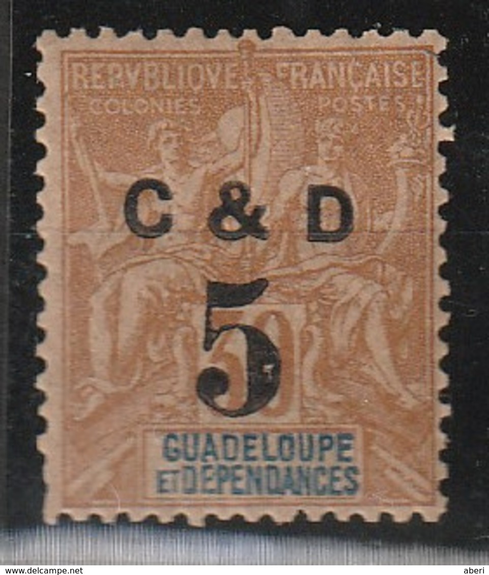 GUADELOUPE - N° 45*g - C Au Lieu De G - Neufs