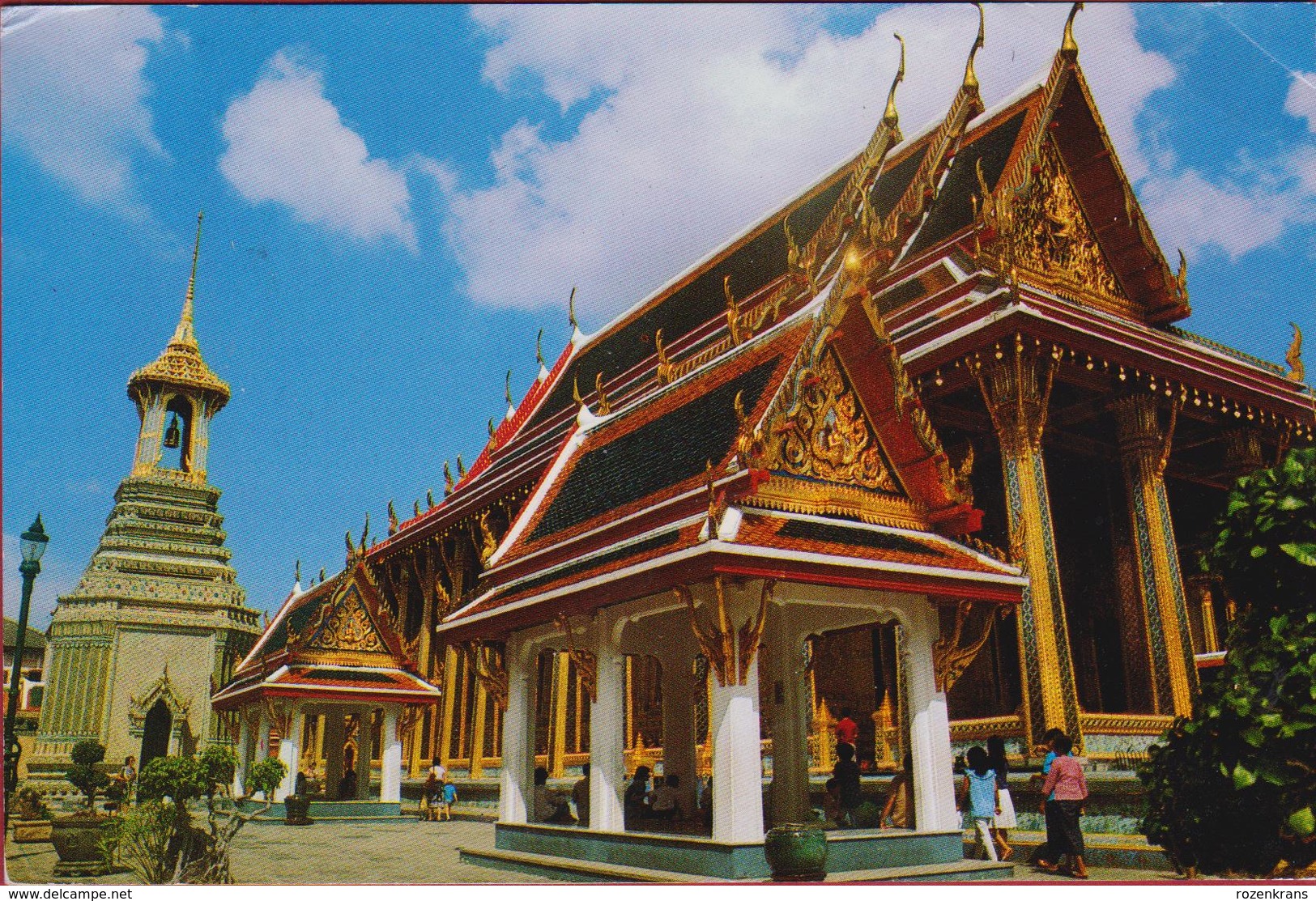 Thailand Bangkok Temple Wat Phra Keo (fold) - Thaïlande