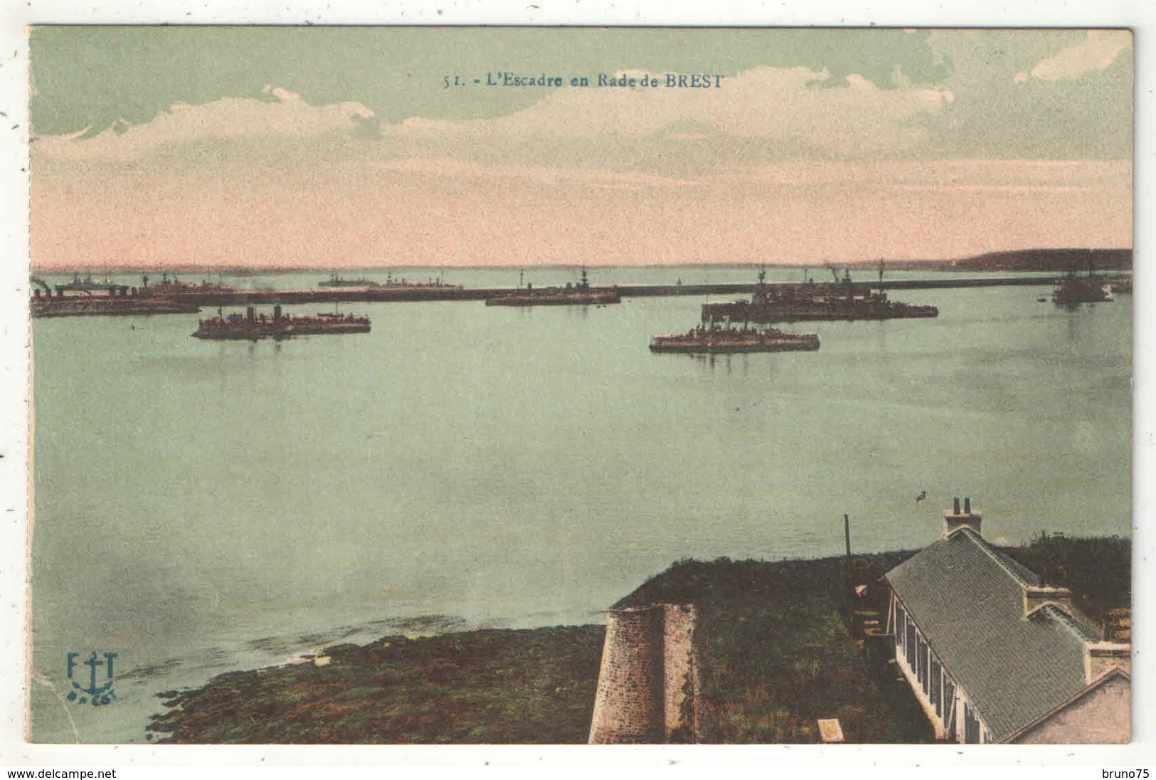 29 - L'Escadre En Rade De BREST - FT 51 - Brest