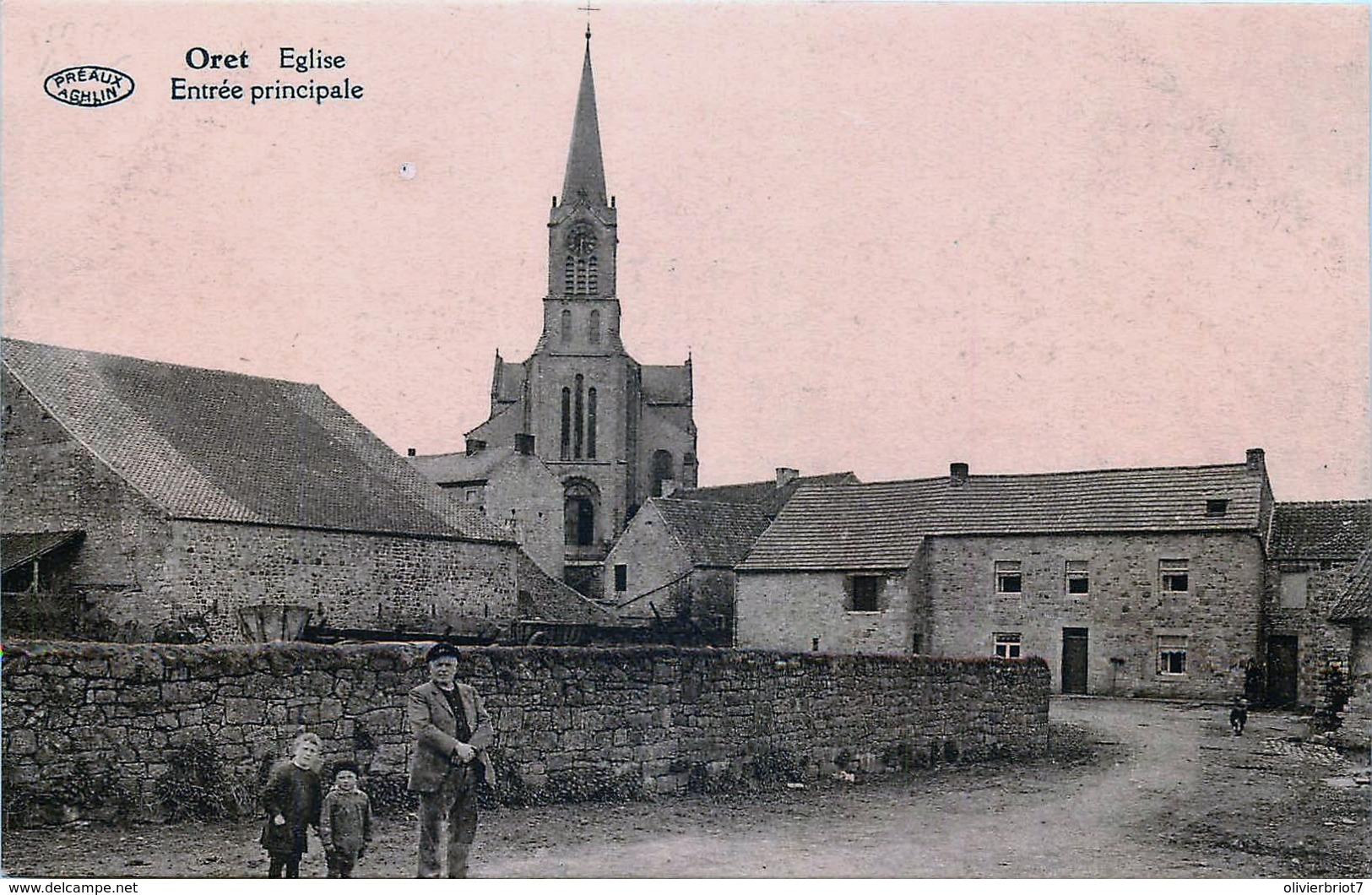 Belgique -  Mettet - Oret - Eglise Et Entrée Principale - Mettet