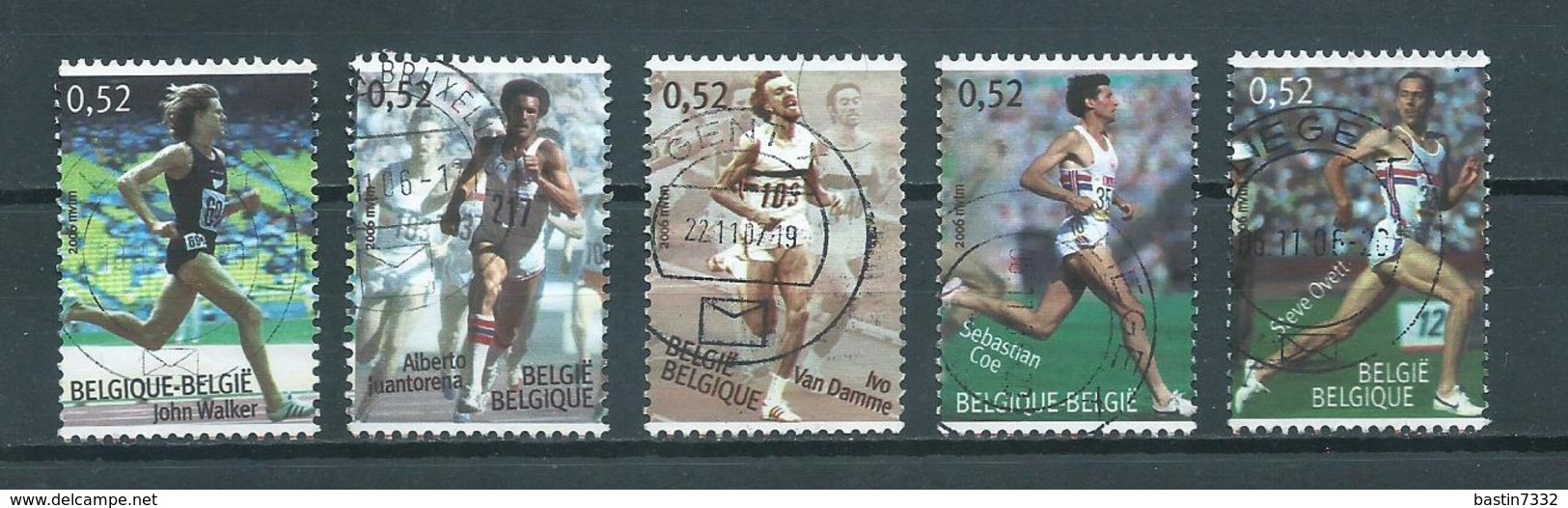 2006 Belgium Complete Set Atletiek Used/gebruikt/oblitere - Used Stamps