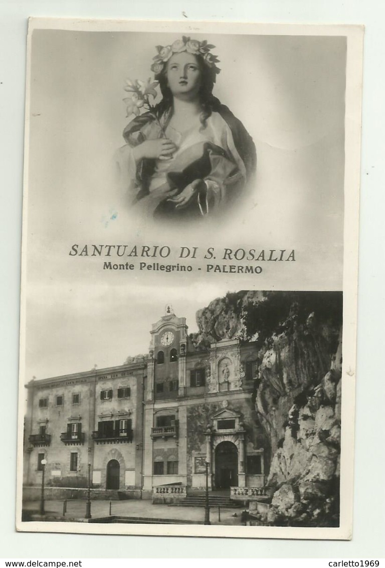 SANTUARIO DI S.ROSALIA - PALERMO   VIAGGIATA  FP - Palermo