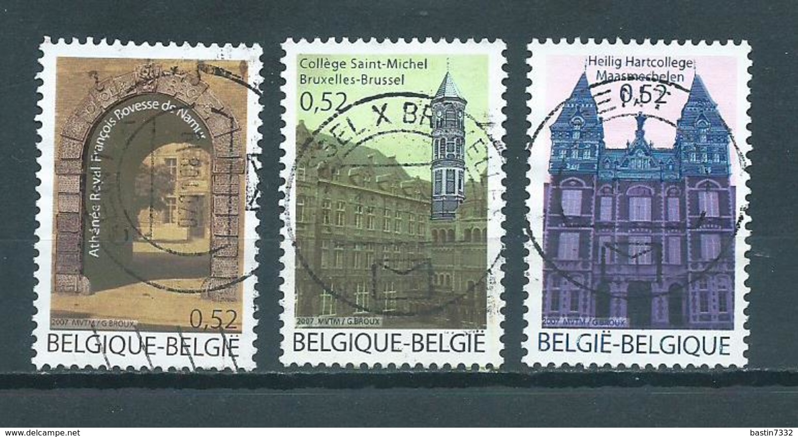 2007 Belgium Complete Set Tourism Used/gebruikt/oblitere - Gebruikt